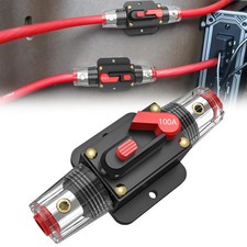 100 Amp In-Line DC Circuit Breaker Solar/Audio/Car/RV 100A/100AMP Fuse 12V/24V picture