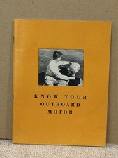 Vintage 1940s Johnson Motors Outboard Motor Co Booklet Know Your Outboard Motor picture