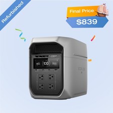 EcoFlow 2048Wh DELTA 3 Max Plus 3000W LiFePO4 Portable Power Station Generator picture