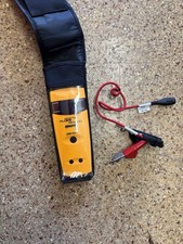 Fluke Networks TS100 PRO RJ11 Cable Tester w/ Case Carrying Pouch & Test Leads picture