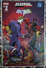 MARVEL DC Deadpool Batman #1/Gleason 616 Trade Variant/LTD 3000/NM/1st Logo picture