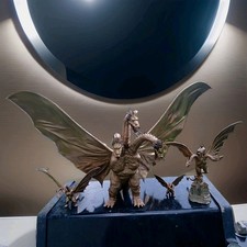 X-plus Toho Large Monster Series KING GHIDORAH 1964 used 2017 Version Gold picture