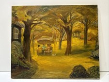 Antique Impressionist Landscape Painting American California Impressionism Oil picture