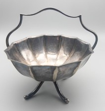 Antique Victorian Martin, Hall & Co Sheffield Silver Plated Bon Bon Basket picture