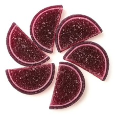 Black Cherry Jelly Fruit Slices – Gourmet Holiday Chewy Candy Party Treats picture