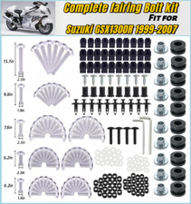 Complete Stainless Screws Silver Fairing Bolt Kit for Suzuki GSX1300R 1999-2007 picture