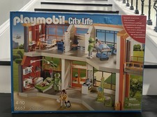 New in Box Playmobil City Life #6657  Furnished  - Children's Hospital - 291pcs picture