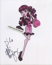 DEBI DERRYBERRY of DRACULAURA IN PERSON SIGNED 8X10 COLOR PHOTO COA EXACT PROOF picture