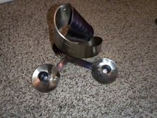 Vintage Ferart Artisan Metal Candle Holder. nice pattern. 2 candle holder picture