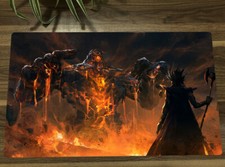 YGO Lava Golem Yami Marik Custom Playmat CCG TCG Trading Card Game Mat Pad picture