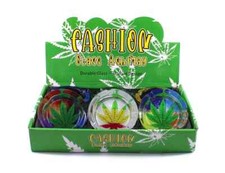 🌿DURABLE GLASS ASSORTED ASHTRAYS 🔥🧡 picture