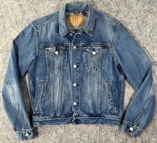 GAP Denim Jacket / Men US M Medium / Jean Trucker 100% Cotton Blue picture