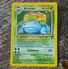 The Pokémon Company Venusaur Base Set 2 Holo Rare 18/130 100 HP English 2000 picture