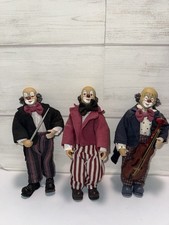 Orchestra Clown Figures Sammler Collection Lot Of 3 Violinist , Conductor picture