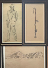 Martin Lewis Etchings - Original Estate Stamped Collection - Circa 1916-1935 picture