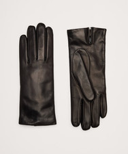 Banana Republic x Gianni Collini CASHMERE LINED Dress Leather Gloves picture