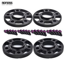 4) 2x12mm 2x15mm for Volkswagen Tiguan X BONOSS Wheel Spacer 5x112 CB57.1 14x1.5 picture