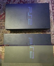 Lot of 2 Sony PlayStation 2 PS2 Fat Video Game Consoles - For Parts or Repair picture