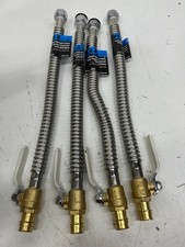 4PK Apollo 3/4 in.Brass PEX-A Barb xFNPT x18 in. Water Heater Connector w/Valve picture