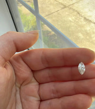 IGI Certified 1.09ct E VS2 Lab-Grown Marquise Diamond Excellent Cut picture
