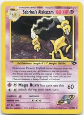 Sabrina's Alakazam Holo Rare Gym Challenge G2 Psychic Unlimited 016/132 2000 MP picture