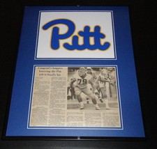 Bill Fralic & John Congemi Dual Signed Framed 1984 Photo Display Pitt picture