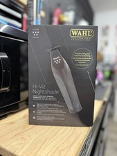 Wahl Hi-Viz Nightshade Professional Trimmer, T-Blade, Cord/Cordless, Black picture