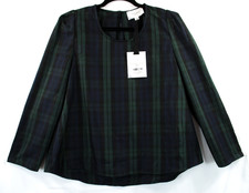 -NWT Pomander Place Tuckernuck Pomander Place Blackwatch Bedford Top Size L picture