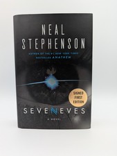 (Signed First Edition) Seveneves: A Novel Neal Stephenson, Morrowb2015, HCDJ VG+ picture
