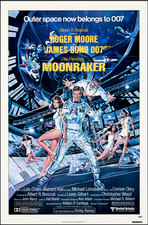 MOONRAKER (1979) RARE VINT One Sheet Movie Poster🍿ROGER MOORE JAMES BOND 007 NM picture