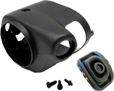 YOT New Upper & Lower Steering Column Cover Shroud 1999-2000 Silverado, Black  picture