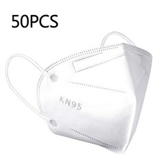 50 Pcs KN95 Protective 5 Layers Face Mask BFE 95% PM2.5 Disposable Masks picture