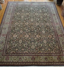 Antique Tabrizz Hand Knotted Wool Oriental Rug 10' x 14' picture