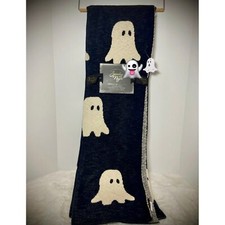 Authentic Spooky Night Ghost Throw Blanket Oversized Halloween Decor 50x70 picture