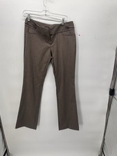 Vintage The Limited Exact Stretch Flare Pants 6r Brown Y2K Low Rise Siren Button picture