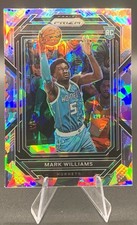2022-23 Panini Prizm #257 Mark Williams Prizm Cracked Ice RC Charlotte Hornets picture