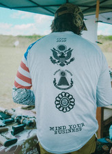 Forward Observations Group Qilo Tactical Team USA Jersey in White 250th Large picture