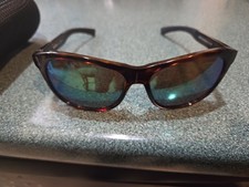 Costa Del Mar Vela Men s Wrap Sunglasses Tortoise Shell Green Mirror 06S9027 picture
