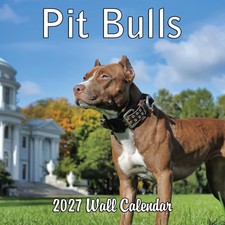 2027 Pit Bulls Monthly Wall Calendar picture