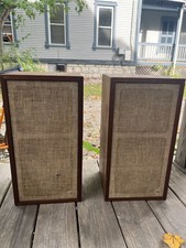 Vintage Acoustic Research AR-4x Speakers Pair Walnut AR4x Tested Read Desc. picture