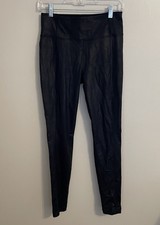 Athleta Delancey Gleam Tight Leggings Women's Size Small Black picture