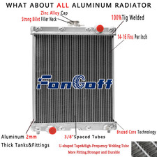 #LVA12637 4 Row Radiator For John Deere 4520 4720 4120 CT315 312GR 313 314G 315 picture