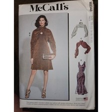 McCalls M8348 Misses Dress and Shrug Sewing Pattern Uncut Size 12-20 D5 picture