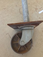 Vintage Bassick 6' Steel Industrial Casters Wheel Heavy Duty  picture