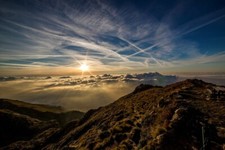 Digital Image Picture Photo Pic Wallpaper Background Mountains Sun Clouds 9713 picture