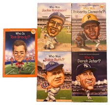 Who Was Who Is Who HQ Sports Biography Lot 5 Brady Jeter Ruth Robinson Clemente picture