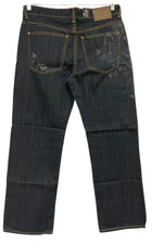 Marc Ecko Y2K Baggy Jeans Mens Size W34 Blue Denim Standard Cut ME35554 NWT picture