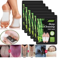 300-10 Organic Detox Foot Pads Cleansing Patch Pain Relief Sooth Detoxify Toxins picture