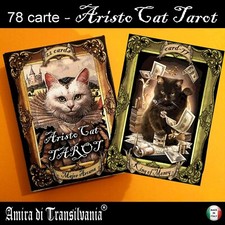 Tarocchi dei Gatti Gatto Mazzo di Carte Arcani Maggiori + Minori Oracolo Vintage picture