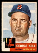 1953 TOPPS #138 GEORGE KELL RED SOX EX-MT/NR-MT 567454 (KYCARDS) picture